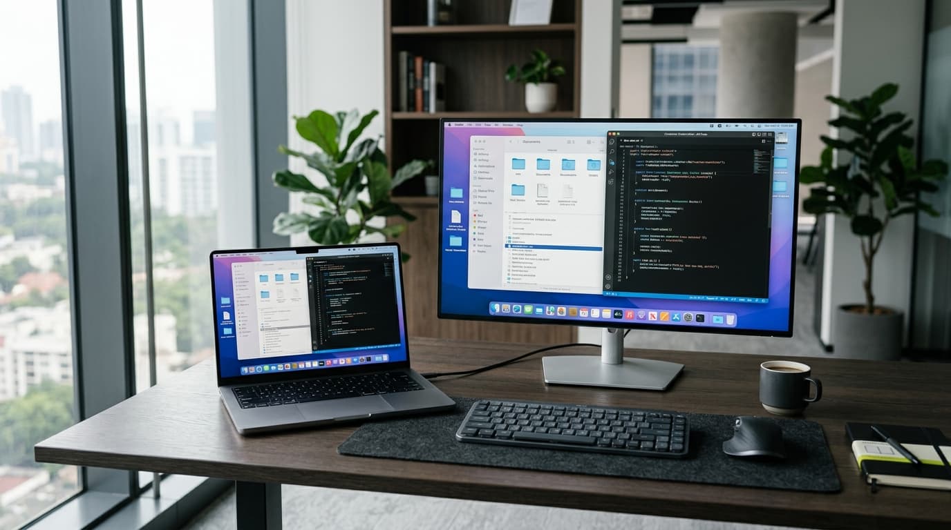 Notebooks, monitores y equipos